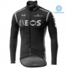 Completo Maglia ML + Pantaloncino con bretelle ML 2020 TEAM INEOS Winter Invernale N002